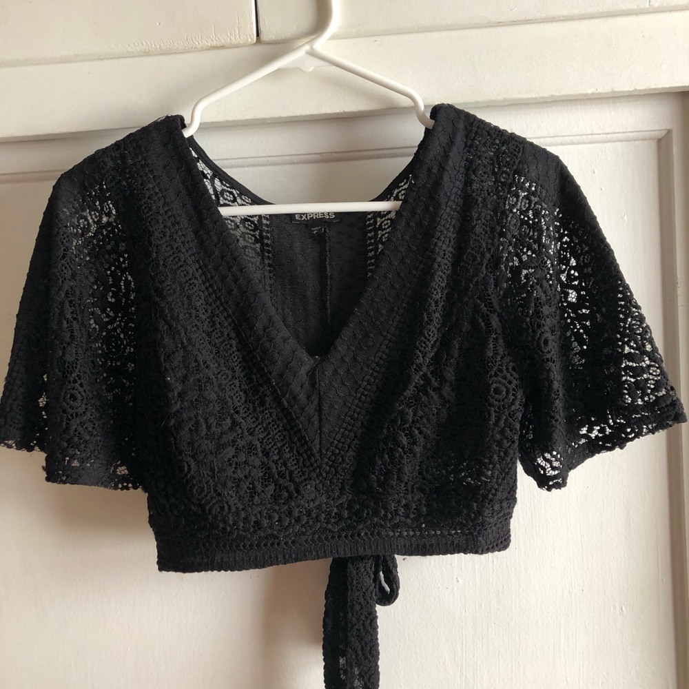 Black Crop Top